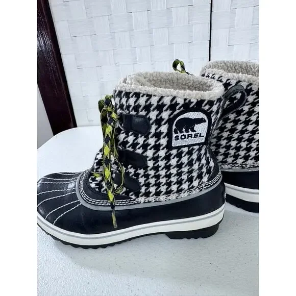 "SOREL" Tivoli, Women's Boots,Houndstooth Plaid, Winter, Waterproof, 7, SEE PICS - Picture 7 of 10